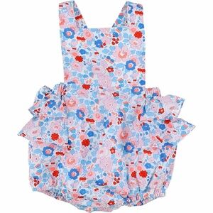 Jacadi Paris Liberty Print Romper Size 3 Months- Brand New With Tags